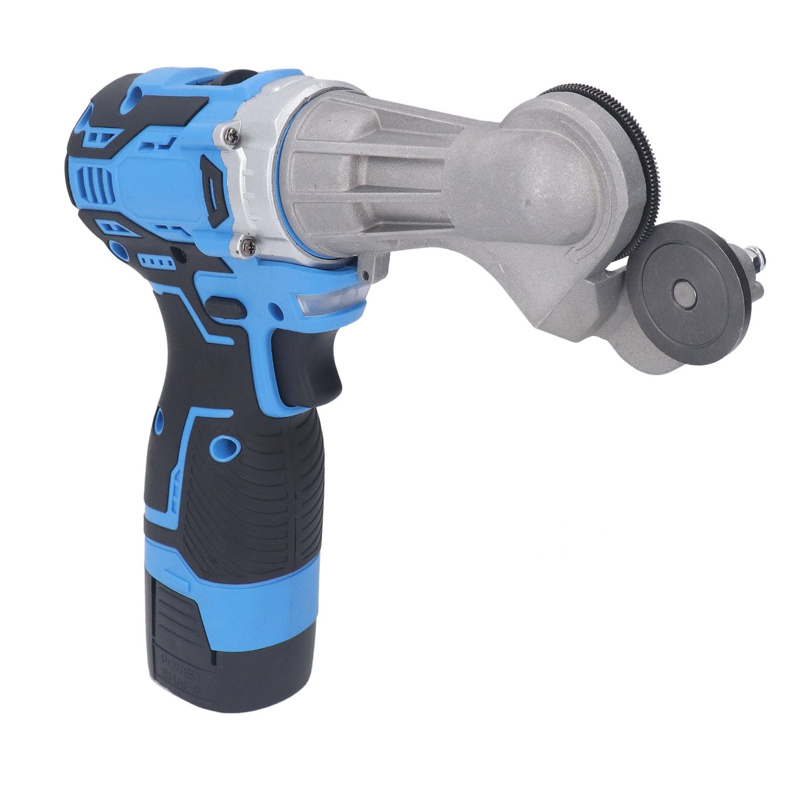 Metal Plate Cutter, Large Power Electric Drill Sheet Cutter, 100-240V Ti Steel Gear for Aluminum Foil Copper Iron Plates (US Plug)