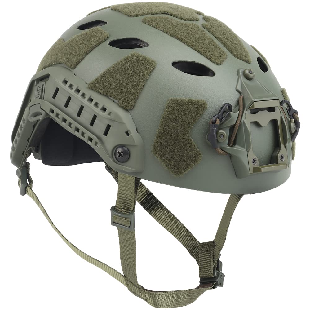 WarmHeartting Fast SF Super High Cut Tactical Helmet Breathable Adjustable Modular for Airsoft Hunting Paintball Lightweight Version : Sports & Outdoors