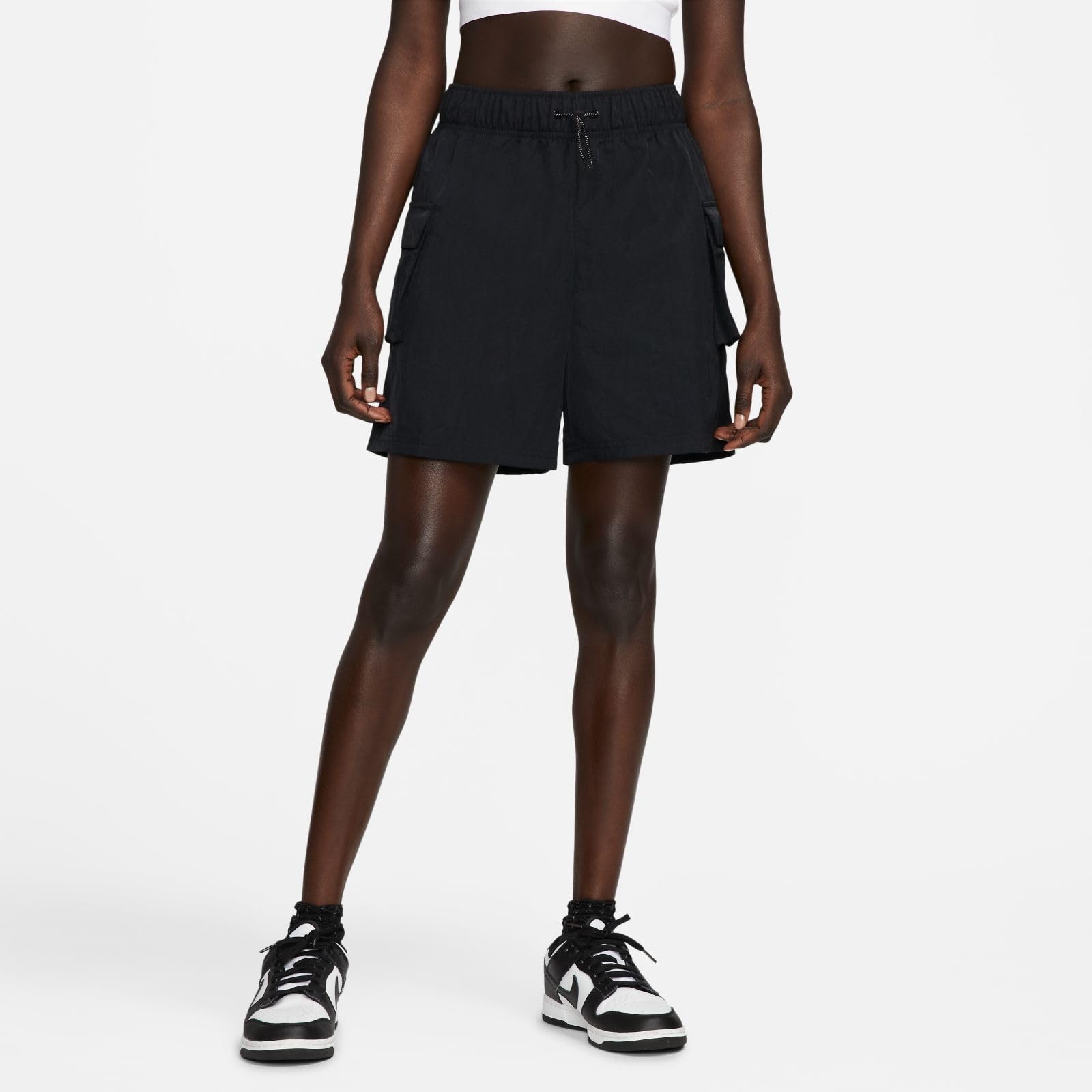 NIKE Damen Sportswear Essntl Woven Hr Short - Shorty Kobiety