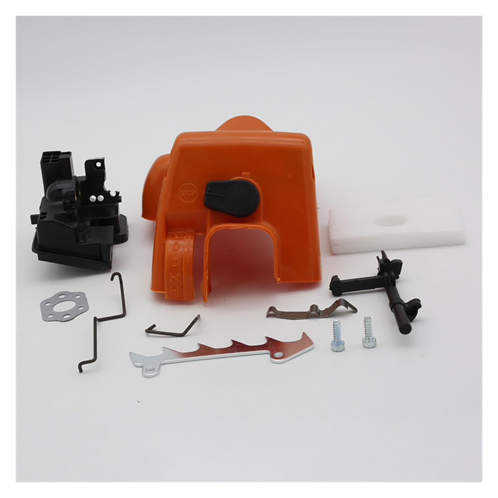 Juego de varillas de eje de punta de parachoques de filtro de aire de cubierta superior apto for Stihl MS180 MS170 MS 018 017 180 170 piezas de sierra de cadena de motosierra de gasolina