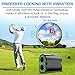 WAKYME Rangefinder, Golf & Hunting Range Finder 1000 Yard 6X Laser Range Finder with Slope, Fast Flag-Lock, Angle Measurement, Speed, Continuous Scan, Laser Rangefinders with Low Battery Indicator