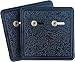 Wrestler Belt Wall Mount Real Leather WW TNA ECW Replica Hanger Matching Color (Black Twin Pack)