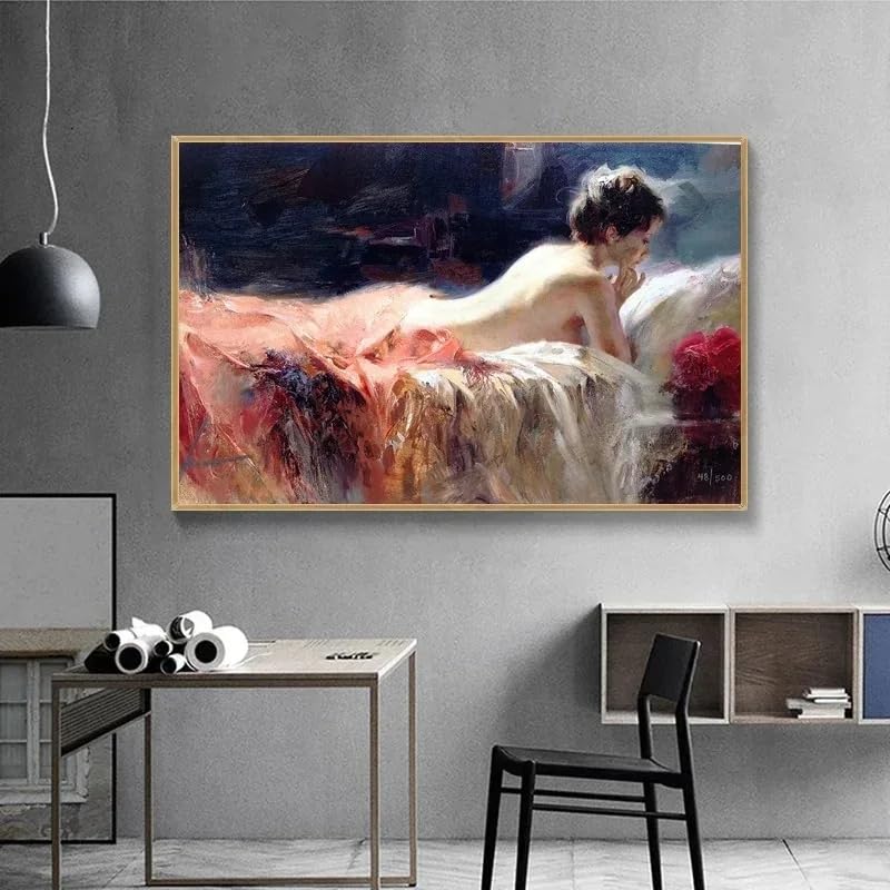 Póster retro de Henrietta Rae, imagen en lienzo, póster artístico para decoración de pared en sala de estar moderna (30x45cm/Sin marco)