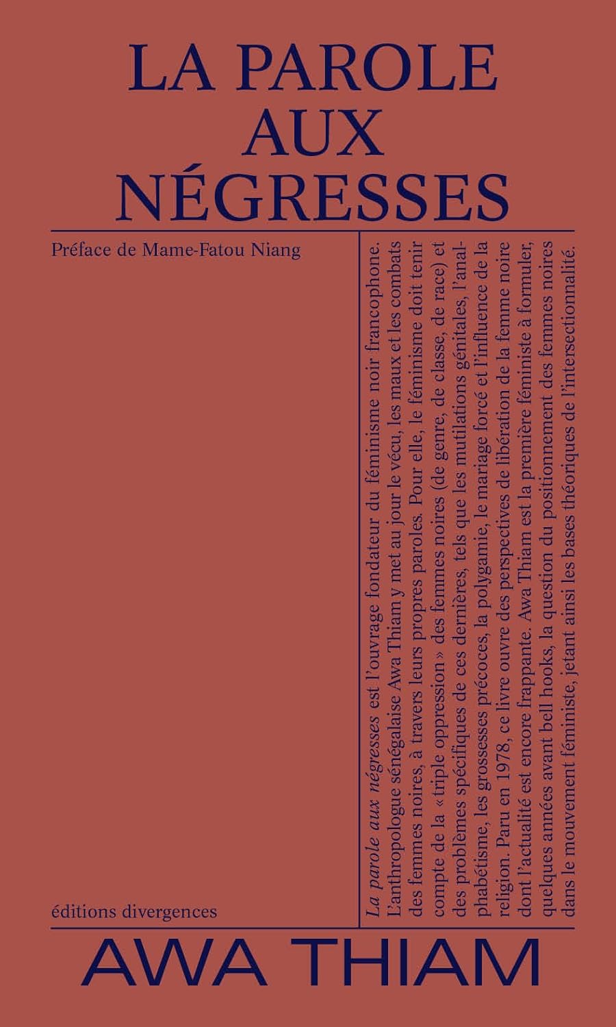 La parole aux négresses      Paperback – May 24, 2024