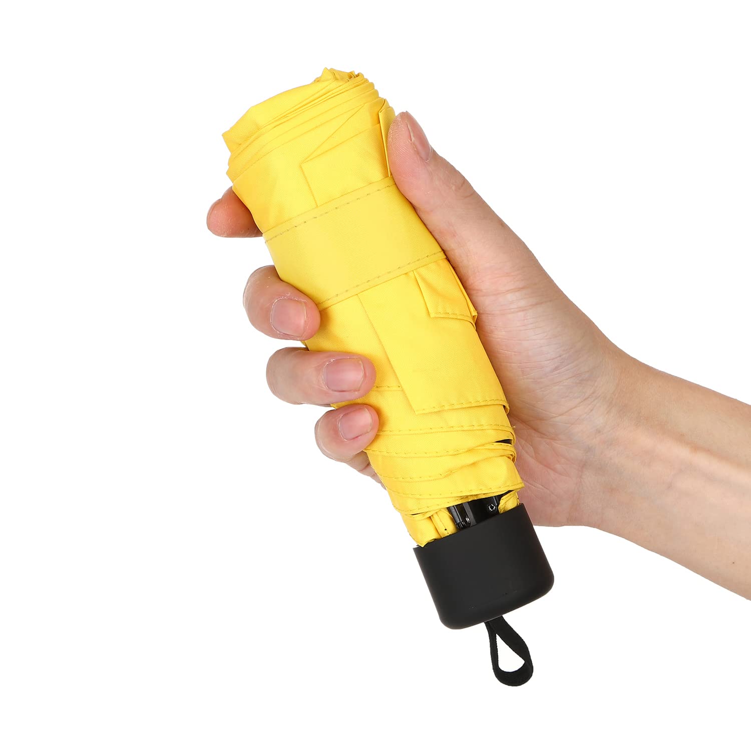 GAOYAINGCompact Travel Umbrella with Case Sun&Rain Lightweight Small and Compact Suit for Pocket