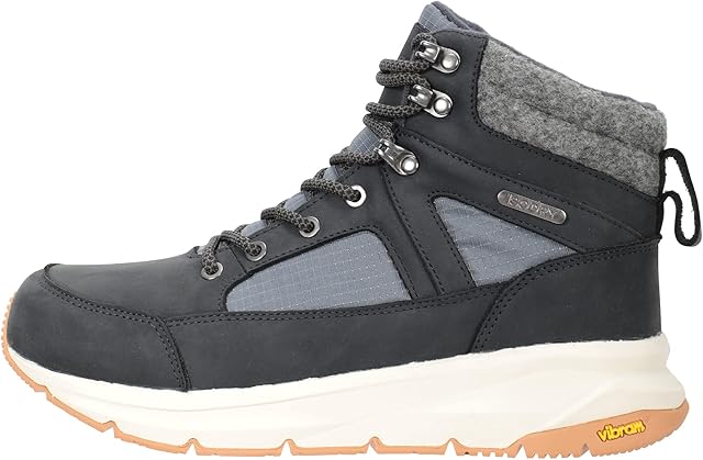 Mountain Warehouse Extreme Ashford Womens Vibram Waterproof Boots- Leather Upper, IsoDry, Durable, Stylish Womens Shoes- Best for Autumn, Winter, Outdoors & Walking