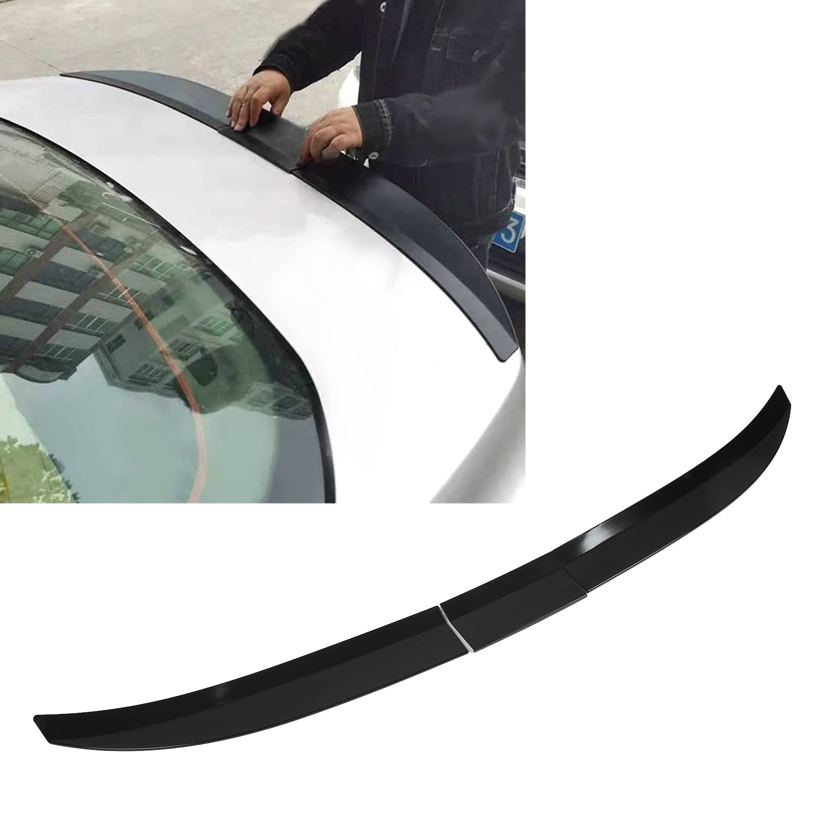 1.5 Universal Car Rubber Strip Bar Spoiler Tailfin Tail Fin Rear Wing Tailgate Hatchback For Ost Popular Carsh - View #10