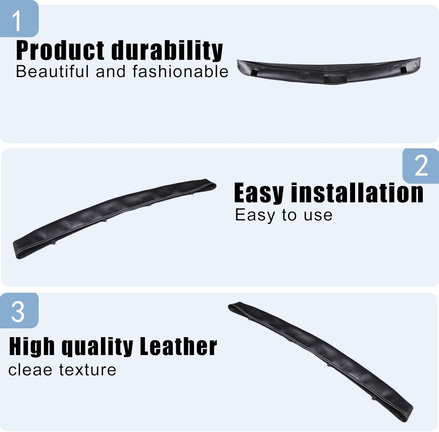 HAPPYHORSE for Mercedes-Benz G-Class W463 G63 G65 G55 G500 G550 G350d 2004-2018 Compatible Hood Trim, Front Hood Fender Trim moldings, Front Hood air Intake Grille Cover Parts