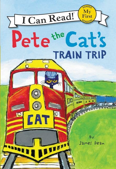 Cover of Pete the Cat's Train Trip (My First I Can Read)