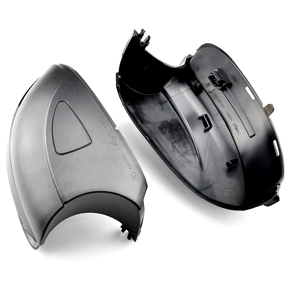Un par de luces intermitentes LED para Golf 6 MK6/Golf G-TI 6/R20 2008 – 2012/Touran 2011 – 2015 (amarillo (sin agujeros)