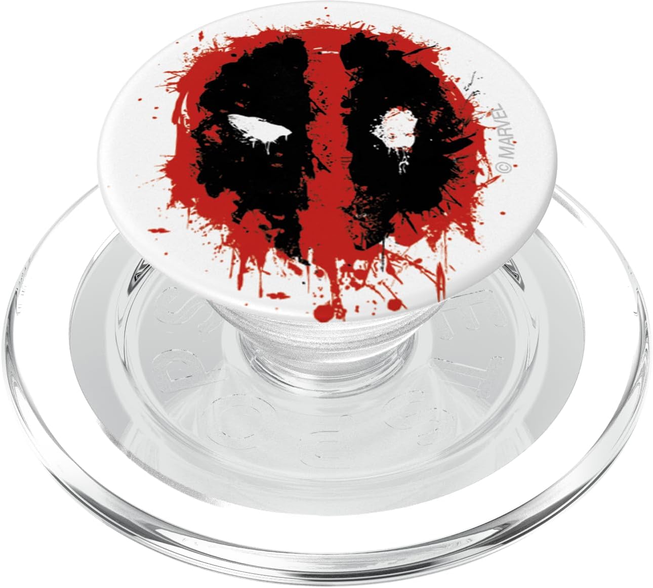 Marvel Deadpool Super Hero Splatter Icon PopSockets PopGrip for MagSafe