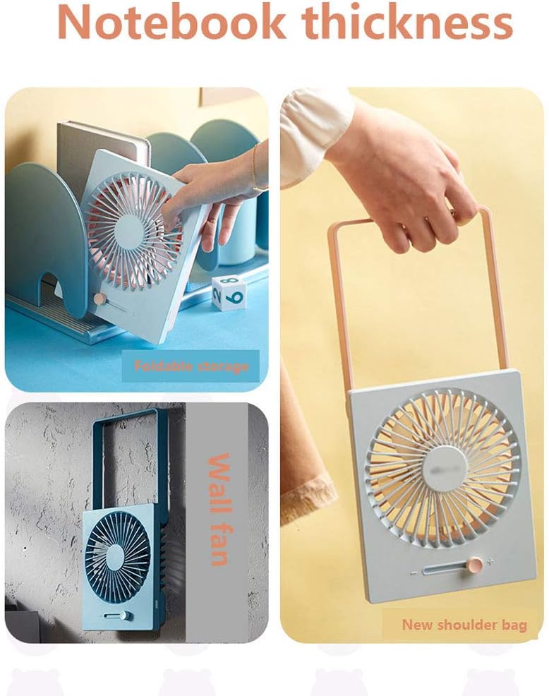 USB Fan Ultra-Quiet Portable Mini Fan for Student Dormitory and Office Two Colors