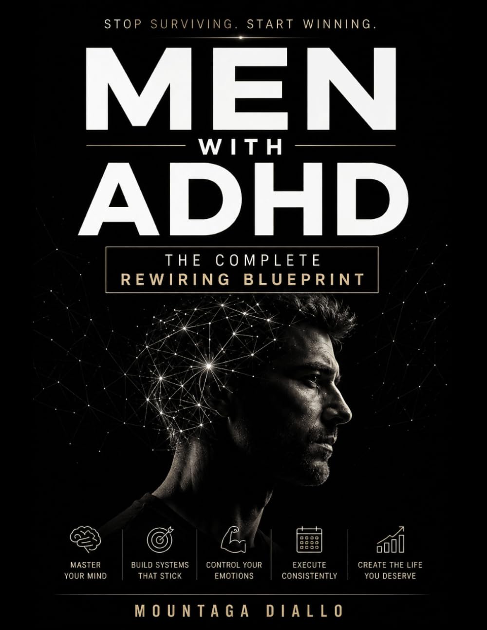 Men With ADHD: The Complete Rewiring Blueprint for Focus, Discipline, Emotional Control & High Performance