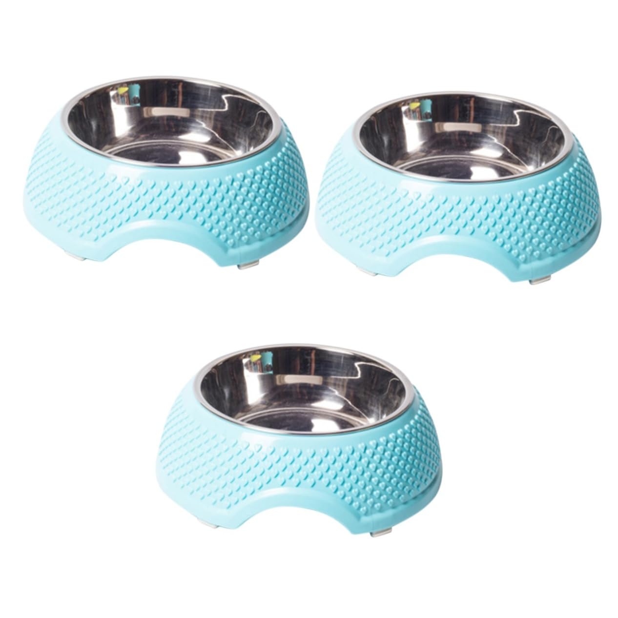 POPETPOP Lot De 3 Gamelles pour Animaux De Compagnie Gamelles pour Chiens Et Chats pour Animaux De Compagnie - Design Material Bowl