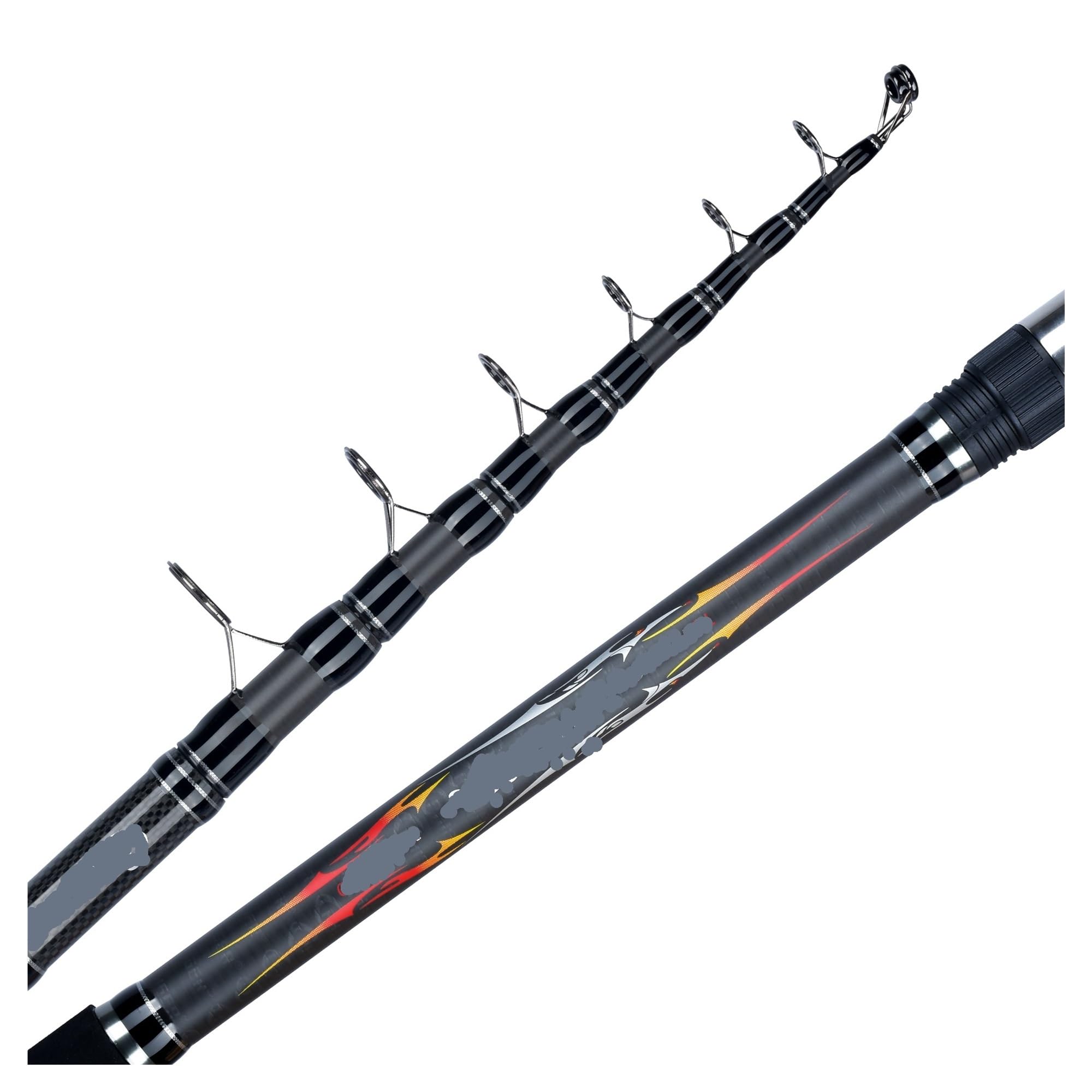 Canna da pesca telescopica surf 30T Carbon Spinning 3,5 libbre di potenza /,9 m/4,2 m rigida for carpa surfcasting, compatibile for 40-160 g