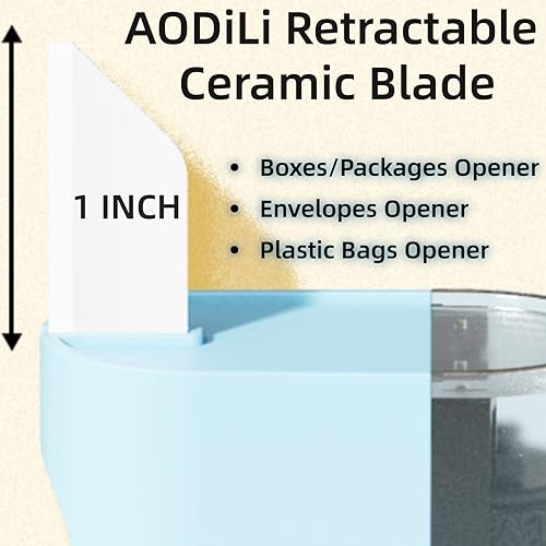Miniatura 3 de Sello de rodillo de protección contra robo de identidad, sello de seguridad de privacidad de identificación antirrobo con abridor de cajas, hoja de