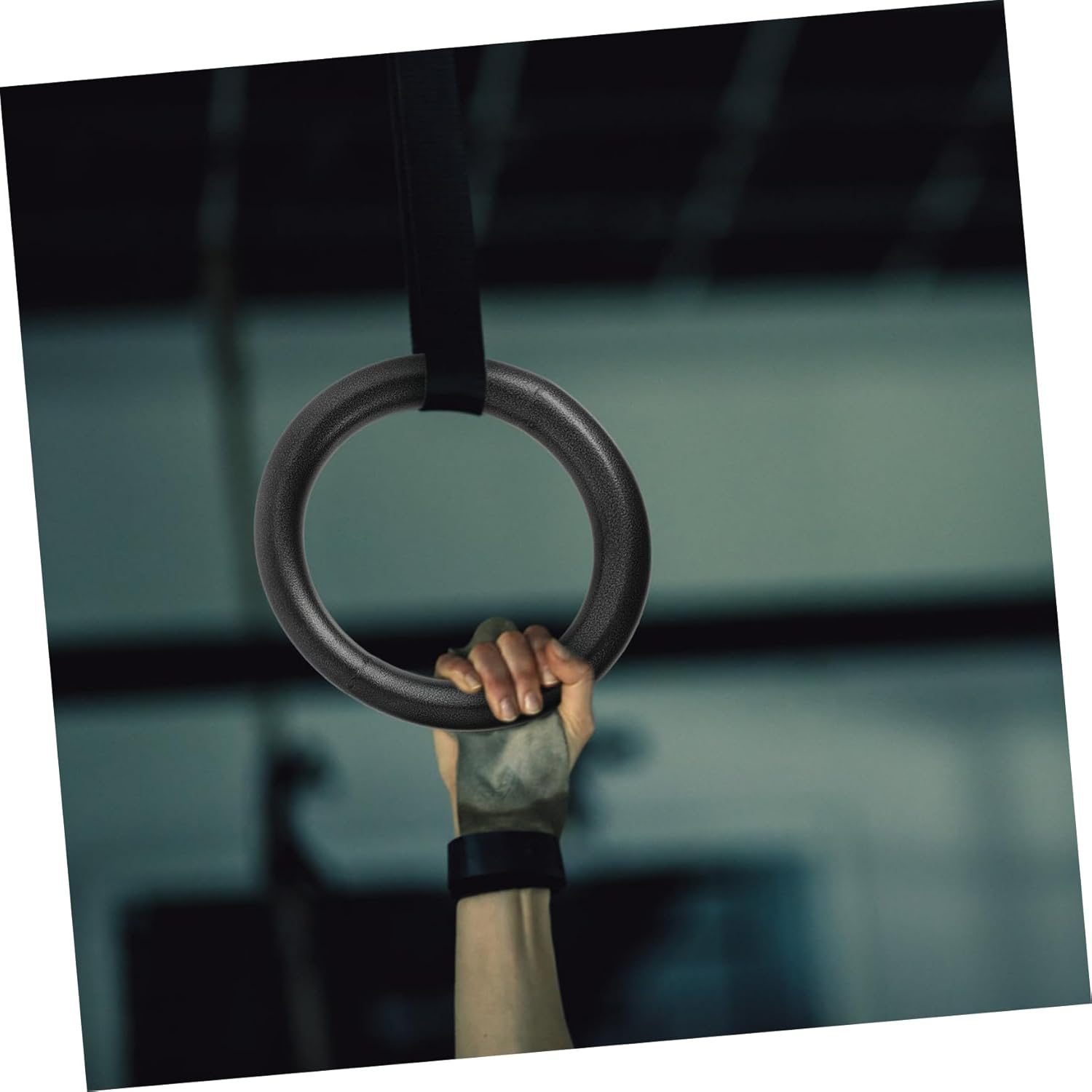 KESYOO 2Pcs Home Gymnastics Rings Exercise Ring Equipment for Indoor Fitness Training Durable for Home Workouts
