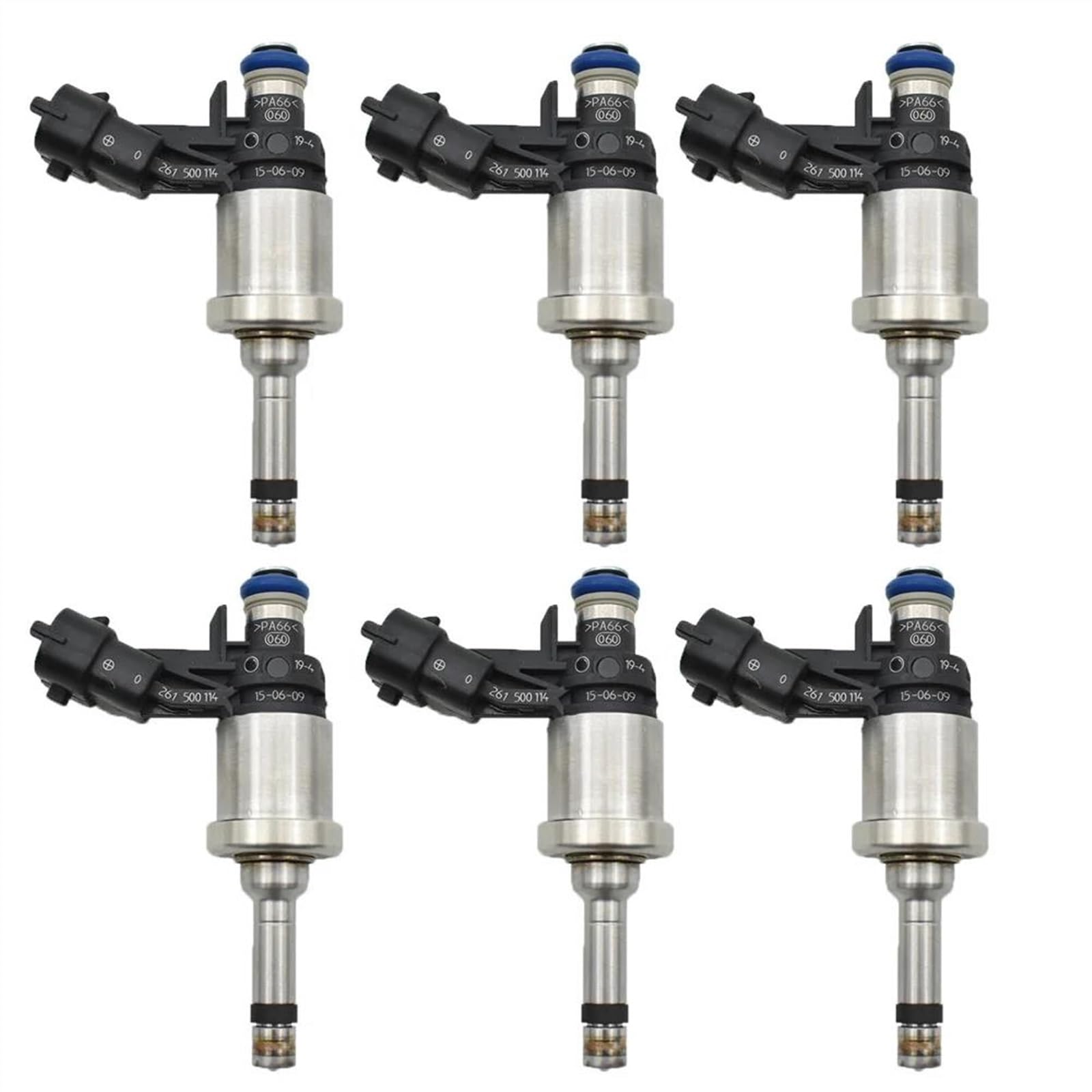 Dysza wtryskowa paliwa (6 sztuk) 12611545 wtryskiwacz paliwa do Cadillac Cts i STS (2008–2011) 3,6 l V6 12638530 12632255 0261500056