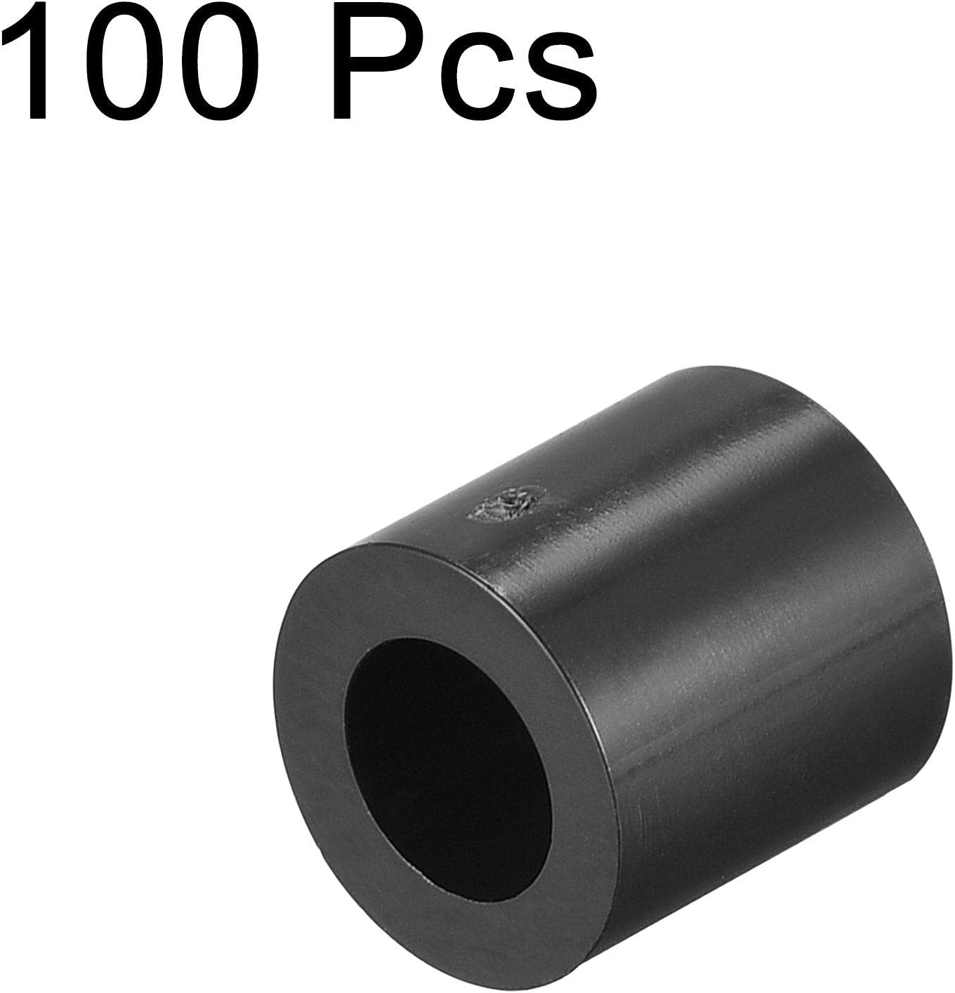 sourcing map ABS Round Spacer Washer ID 4.2mm OD 7mm L 7mm Plastic Standoff for 3D Printer TV Wall Mounting Electrical Outlet - Image 4