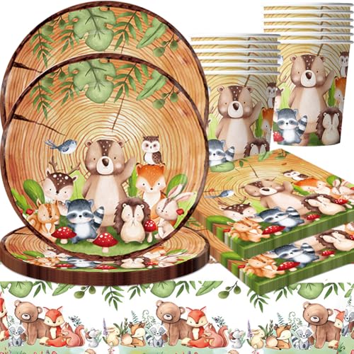 61 Pcs Vajilla de animales de la selva, Jungle safari juego de vajilla,Cumpleaños de safari Vajilla de fiesta,Animales platos de papel vasos servilletas decor cumpleaños 20 invitados 61 Pcs Vajilla de animales de la selva, Jungle safari juego de vajilla,Cumpleaños de safari Vajilla de fiesta,Animales platos de papel vasos servilletas decor cumpleaños 20 invitados