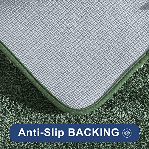 Cosy Homeer Bath Rugs For Bathroom Extra Thick- Anti-Slip Bath Mats Soft Plush Yarn Shaggy 100% Strong Mirco Polyeste Mat Living Room Bedroom Mat Floor Water Absorbent thumb #3