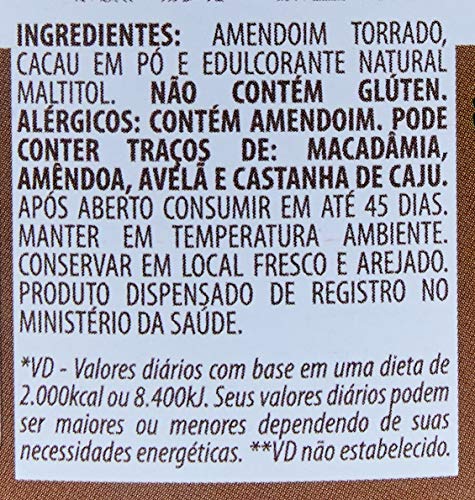 Eat Clean Pasta De Amendoim Com Cacau Zero Pote 300G