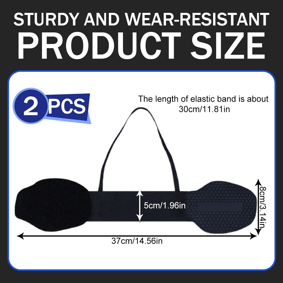 2 Pezzi Protezione Scarpe Moto Leva Cambio Copriscarpe, Protezione Scarpe Moto Universale, Resistente all'abrasione Gomma, Regolabile, Antiscivolo