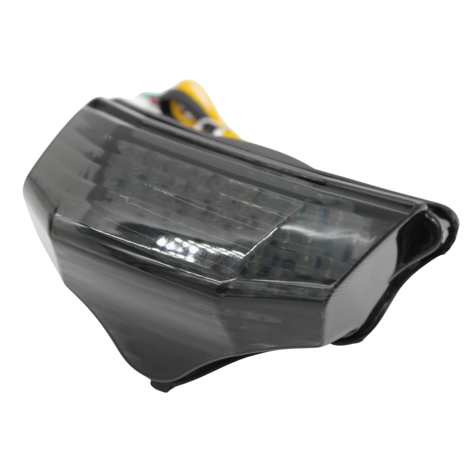 iTobest Motorcycle LED Tail Light - Integrated LED Tail Brake Turn Signal Light Compatible with Yamaha FZ600 FZ6 FAZER 2004-2009(Smoke)