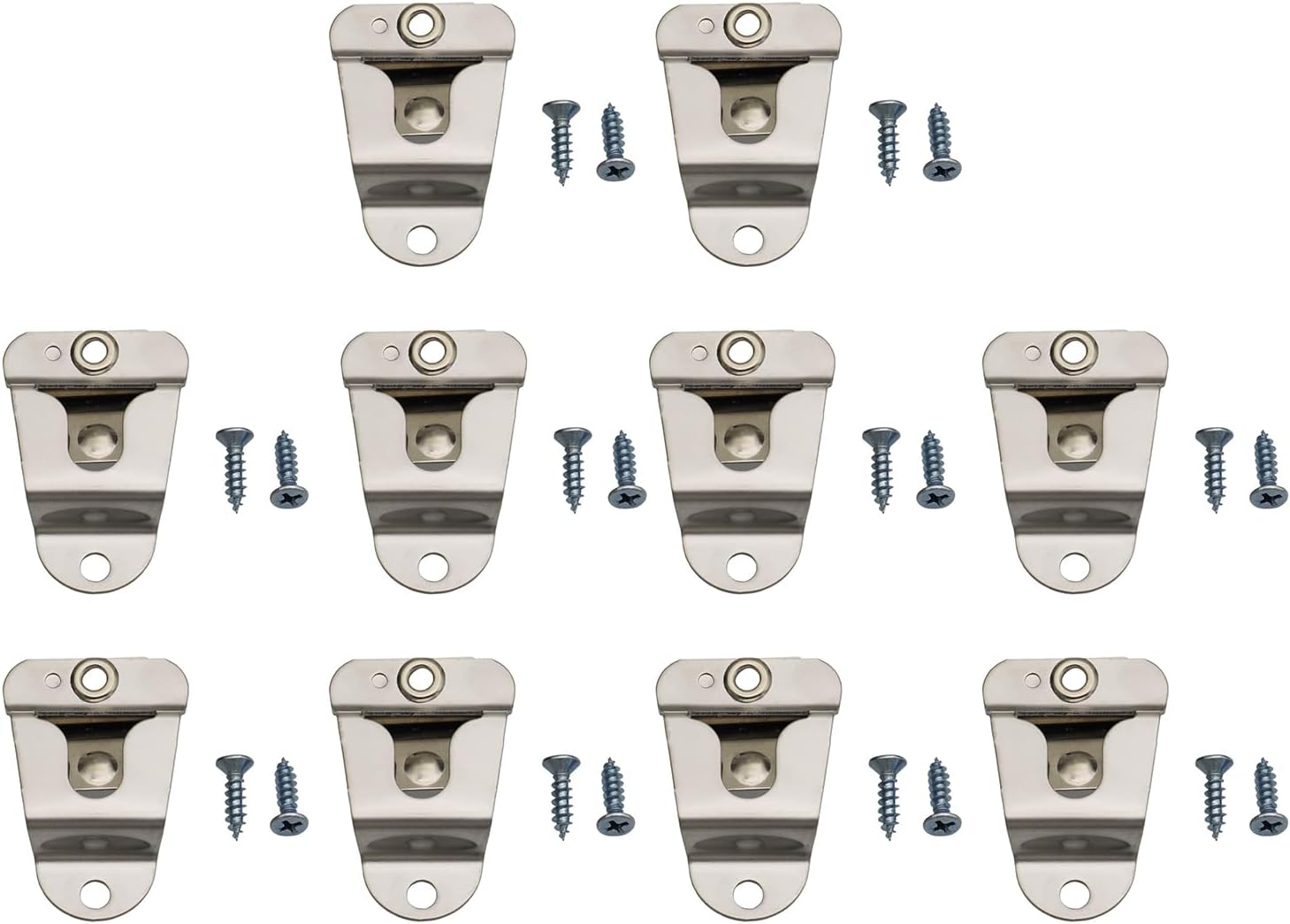 Microphone Holders Mic CB Mic Hanger Clip Microphone Clip Hook with Screws Compatible with Motorola Radio HLN9073B CDM1250 CDM750 GM300 M1225 GM3688 GTX800 Kenwood TK768G TK868G TM471A (10 Pack)