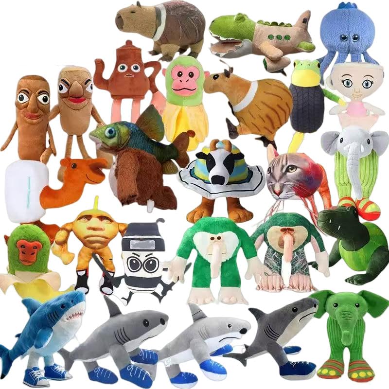 Amazon.co.jp: イタリアン・ブレインロット ぬいぐるみ 人形 トララ