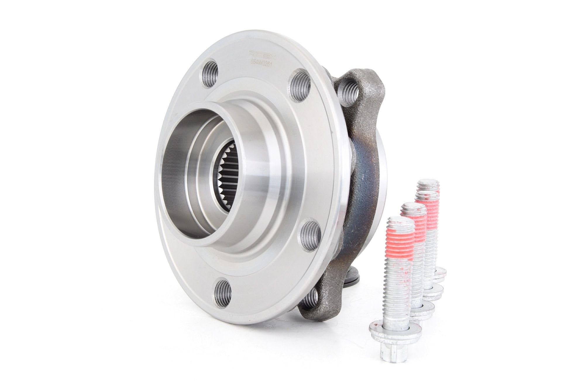 RIDEX 654W0261 Kit cuscinetto ruota Anteriore bilaterale con sensore ABS integrato con bulloni/viti