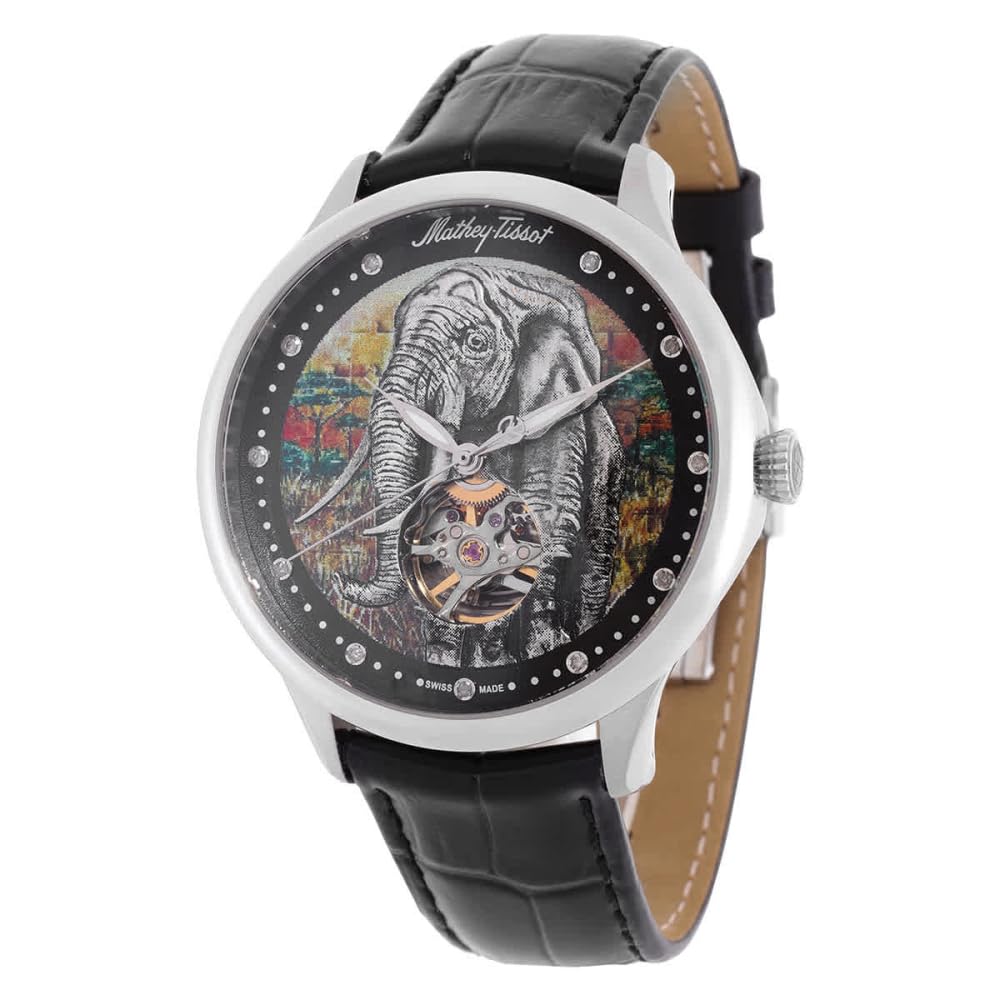 Mathey-Tissot Edmond Auto MC1886AEL Montre pour homme avec cadran multicolore