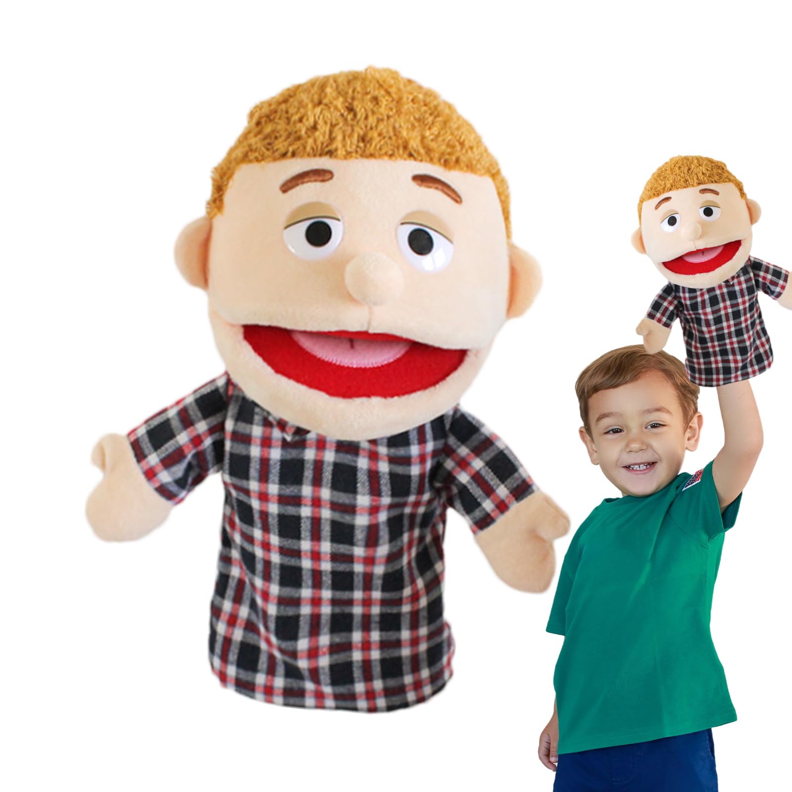 Marionnettes À Main – Poupées De Personnages Familiaux en Peluche, Figurines De Gants Doux pour Grands-Parents | De Théâtre De Jeu De Rôle De Narration Interactif pour L'apprentissage