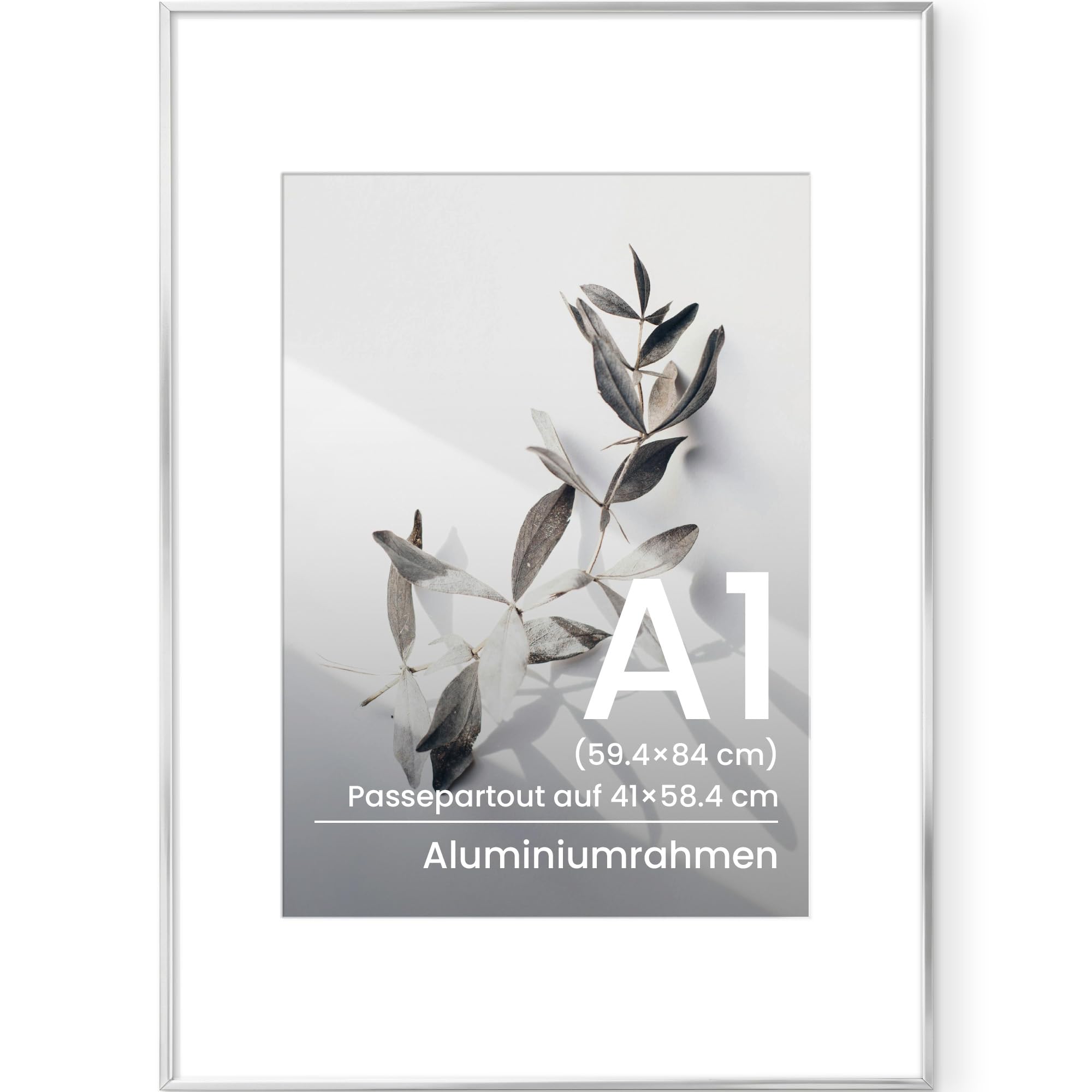 Feihorrm Bilderrahmen Aluminium, Metall Fotorahmen, Moderne dekorative Fotorahmen