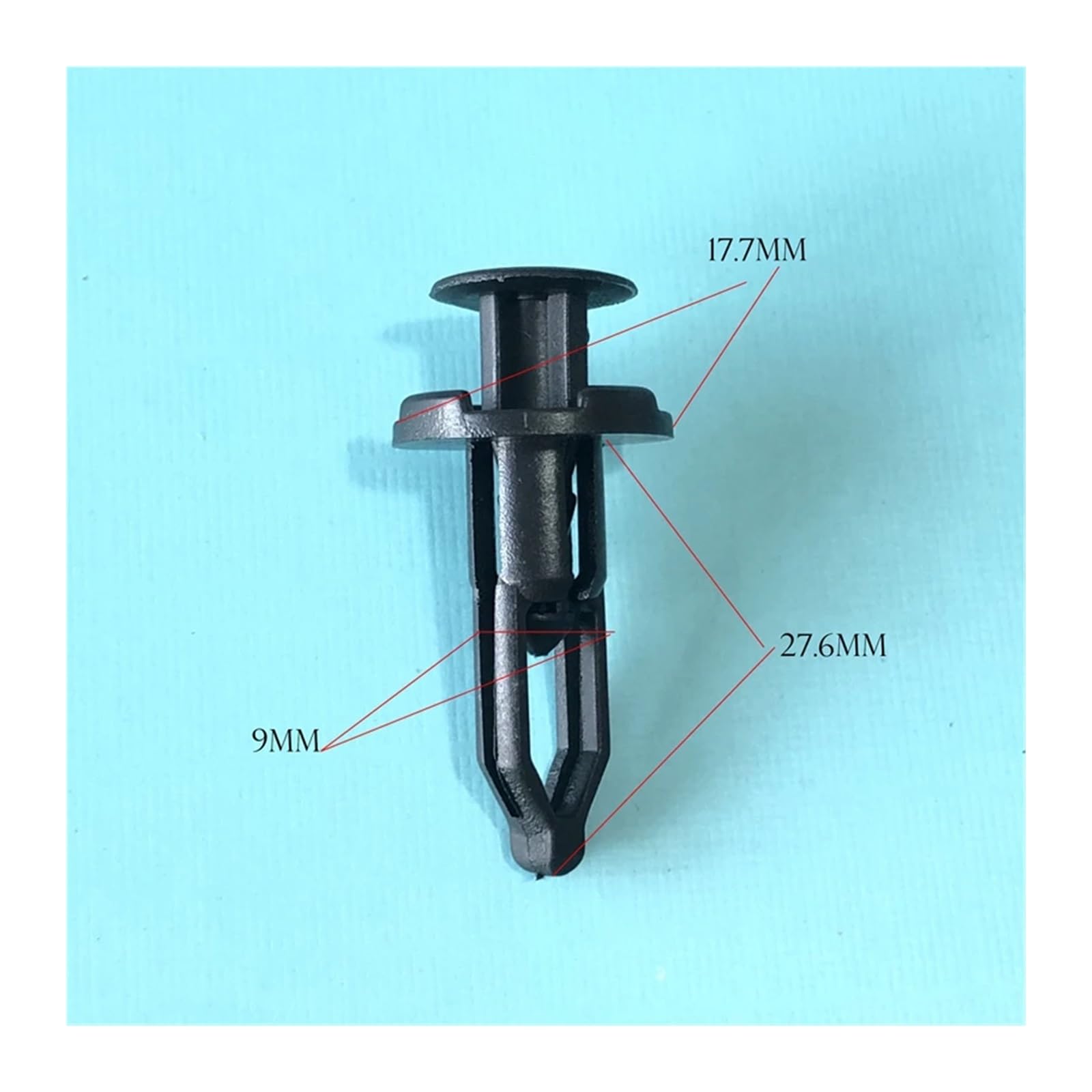 10/20/40pcs 9mm Auto Fasteners Bumper Mudguard Arch Liner Clip