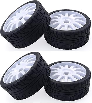4PCS 1/8 RC إطارات مطاطية للسيارات عجلات بلاستيكية لفريق Redcat Losi VRX HPI Kyosho HSP Carson Hobao 1/8 عربات التي تجرها الدواب / على الطريق ملحقات تعديل السيارة