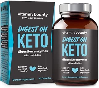 Digest on Keto - Digestive Enzymes with Probiotics & Apple Cider Vinegar - Vitamins Designed specifically for The ketogenic Diet - coolthings.us