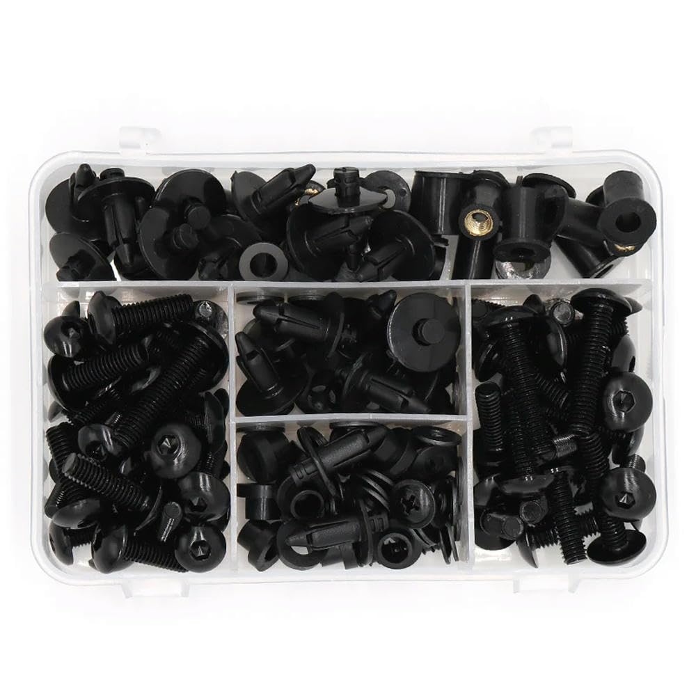 MXGRAPHIC - Motorcycle Full Fairing Bolts Kit Stainless Steel Clips Nut Bodywork Screws for Honda GROM MSX125 2013 2014 2015 2016