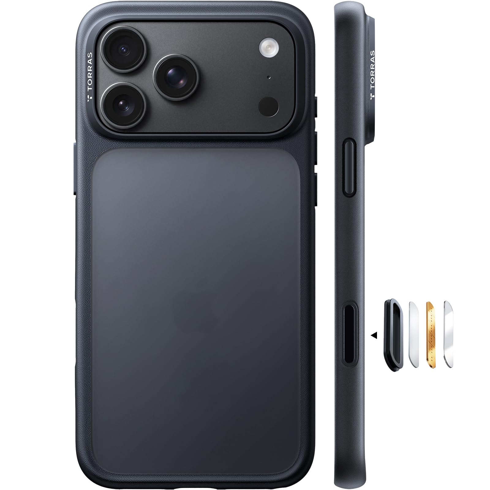 TORRAS Shockproof for iPhone 18 Pro Max Case Black, 4X Mil-Grade Certified