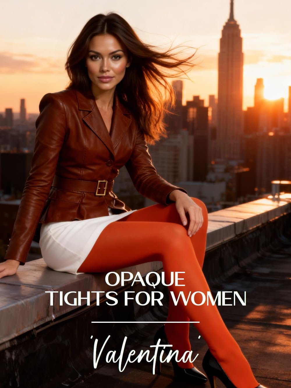 Mila Marutti Opaque Tights for Women | Soft Stockings Pantyhoseier | - Made in EU - Image 2