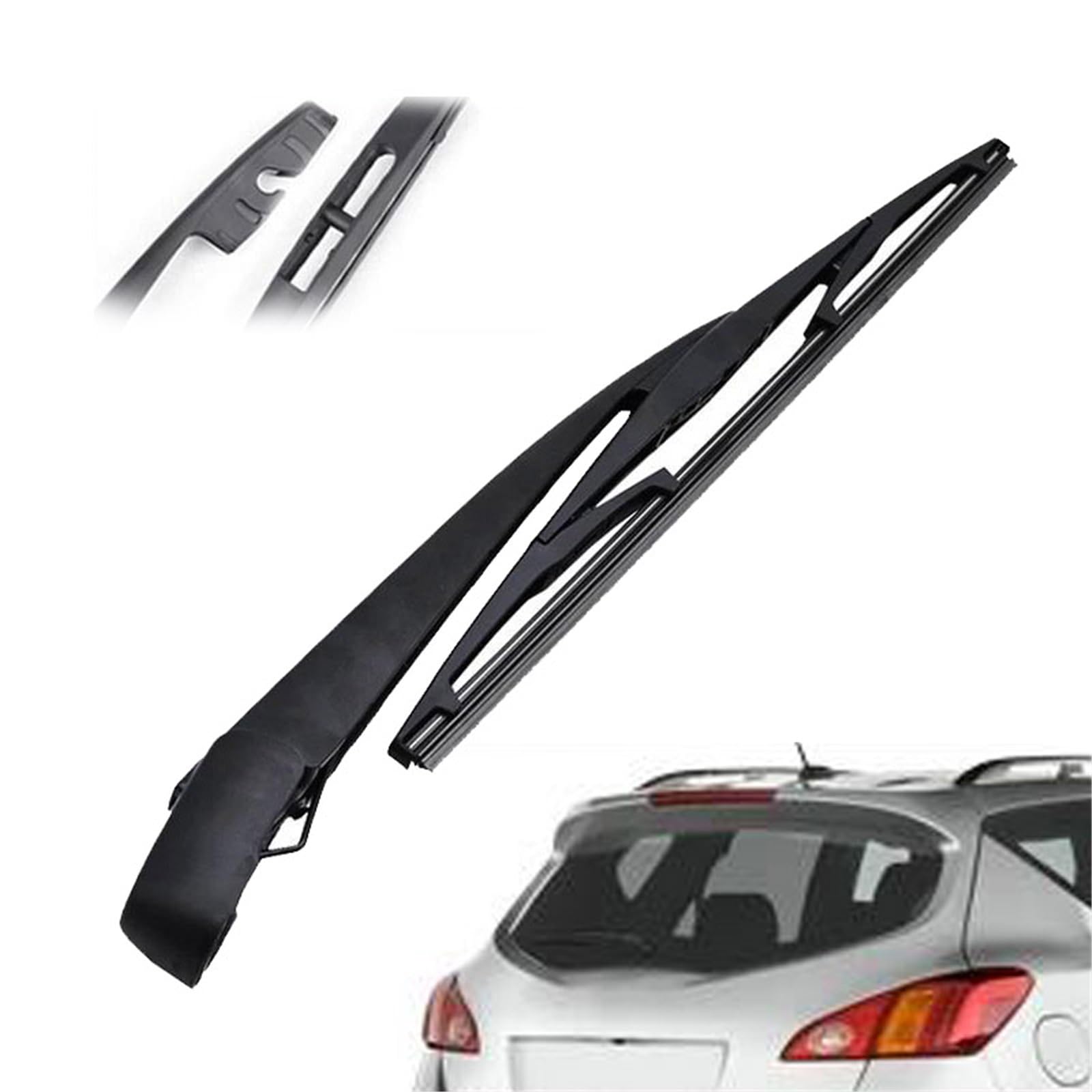 Kit Set Braccio E Spazzola Tergicristallo Posteriore da 12" per N&issan per Murano 2 Z51 2007-2014 Parabrezza Parabrezza Portellone Posteriore Spazzola per Finestrini Tergicristallo