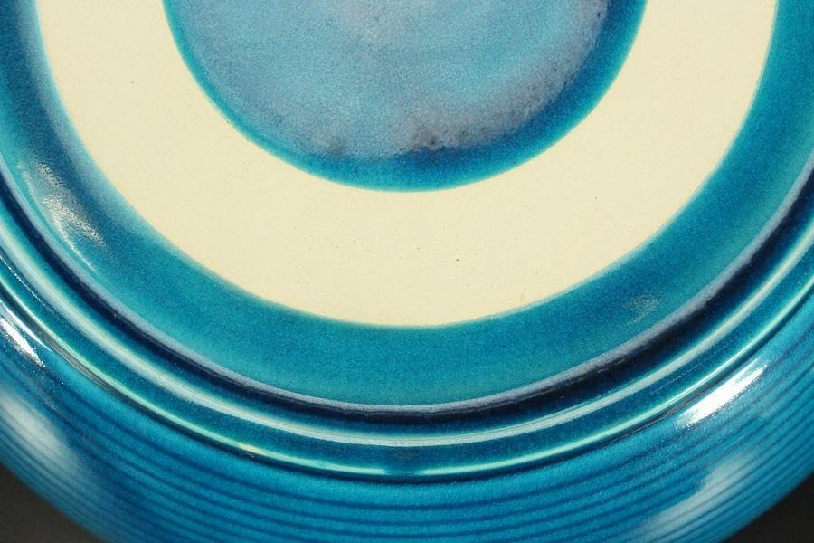 古民芸 ホーム＆キッチン 茶道具 瑞豊造 平 水指 共箱(A182)