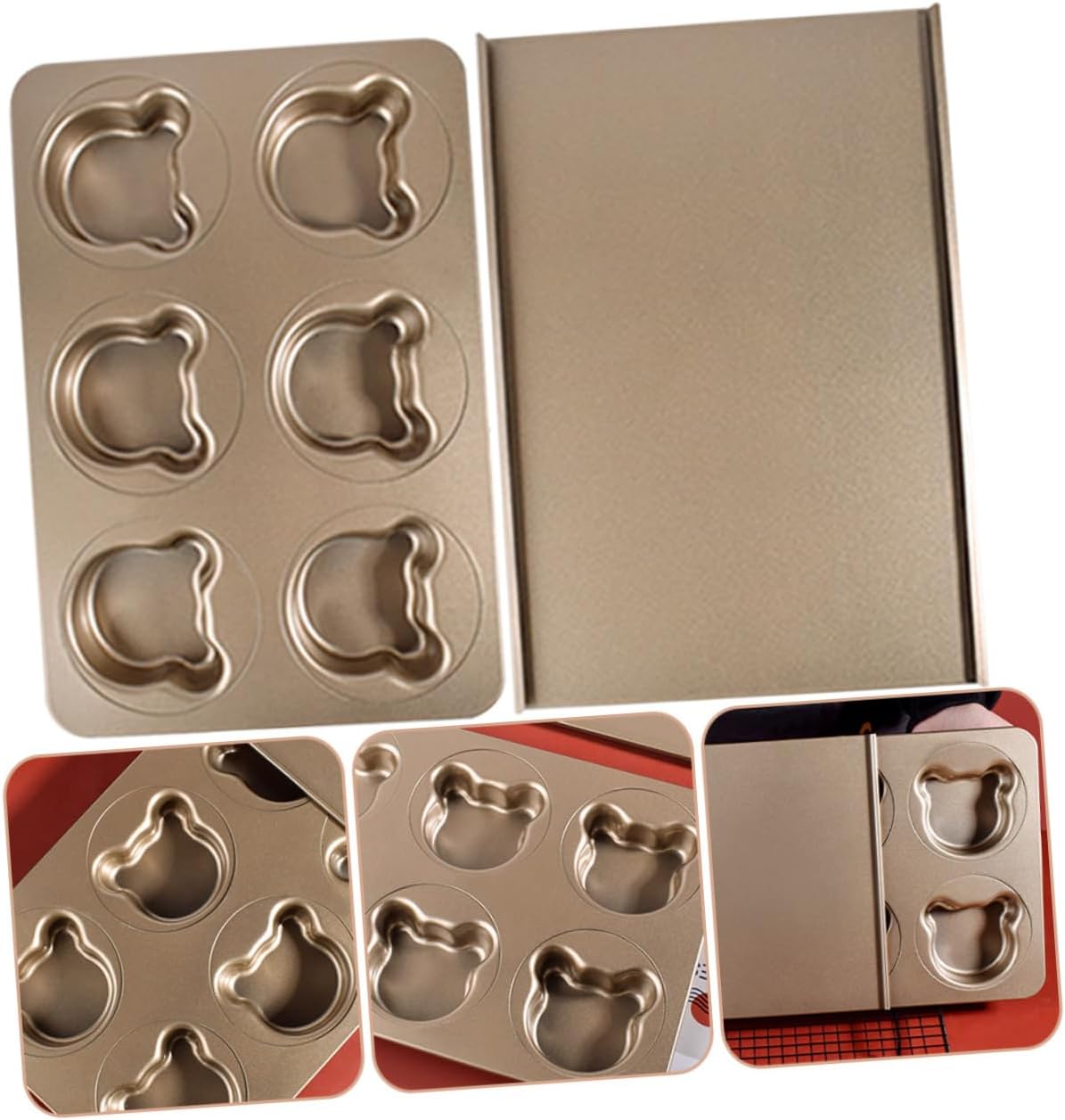 Unomor Mold for Baking Cake Molds Cookie Biscuit Fondant for Home and Kitchen