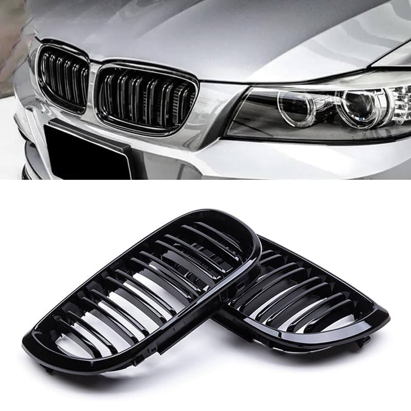 Grille de Calandre E46 Noir Brillant Remplacement Idéal