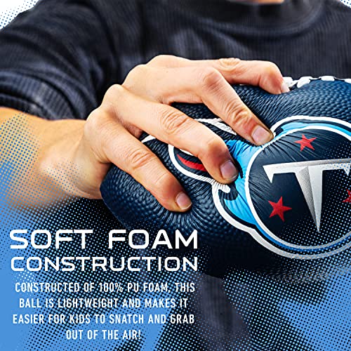 Franklin-Sports-NFL-Tennesse-Titans-Football-Kids-Foam-Football-Soft-Football-Mini-Size-Perfect-for-Gameday-85-3D-Logos