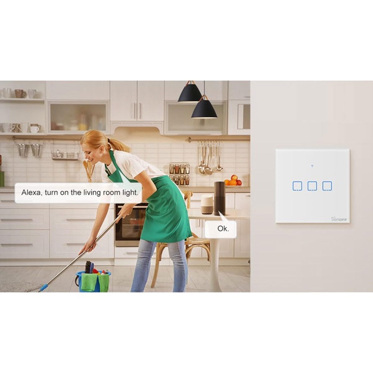 Sonoff Interruptor Táctil T2 2C WiFi marca