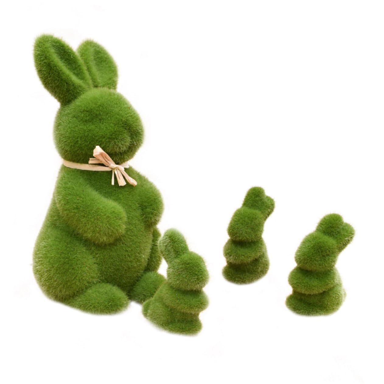 IMIKEYA 8 Pcs Lapin De Pâques Mousse Lapin Figurines Décor Floqué Mini Debout Figurine Accessoires Flocage Photo Ornement Peluche Faux Animal Enfant Mousse