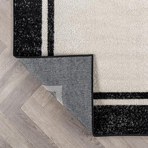 Tapete corredor moderno crema 2'2" x 8' miniatura 6