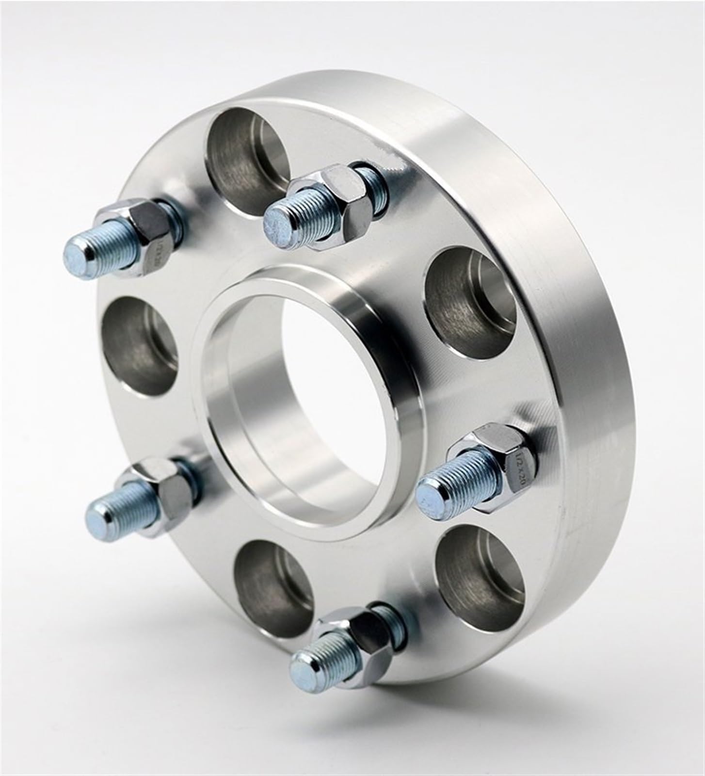 2 pezzi 20/25/30/35/40/45/50mm PCD 5x120.65 CB 70.3mm adattatore distanziale ruota 5 alette serie universale per auto(2PCS 30mm)