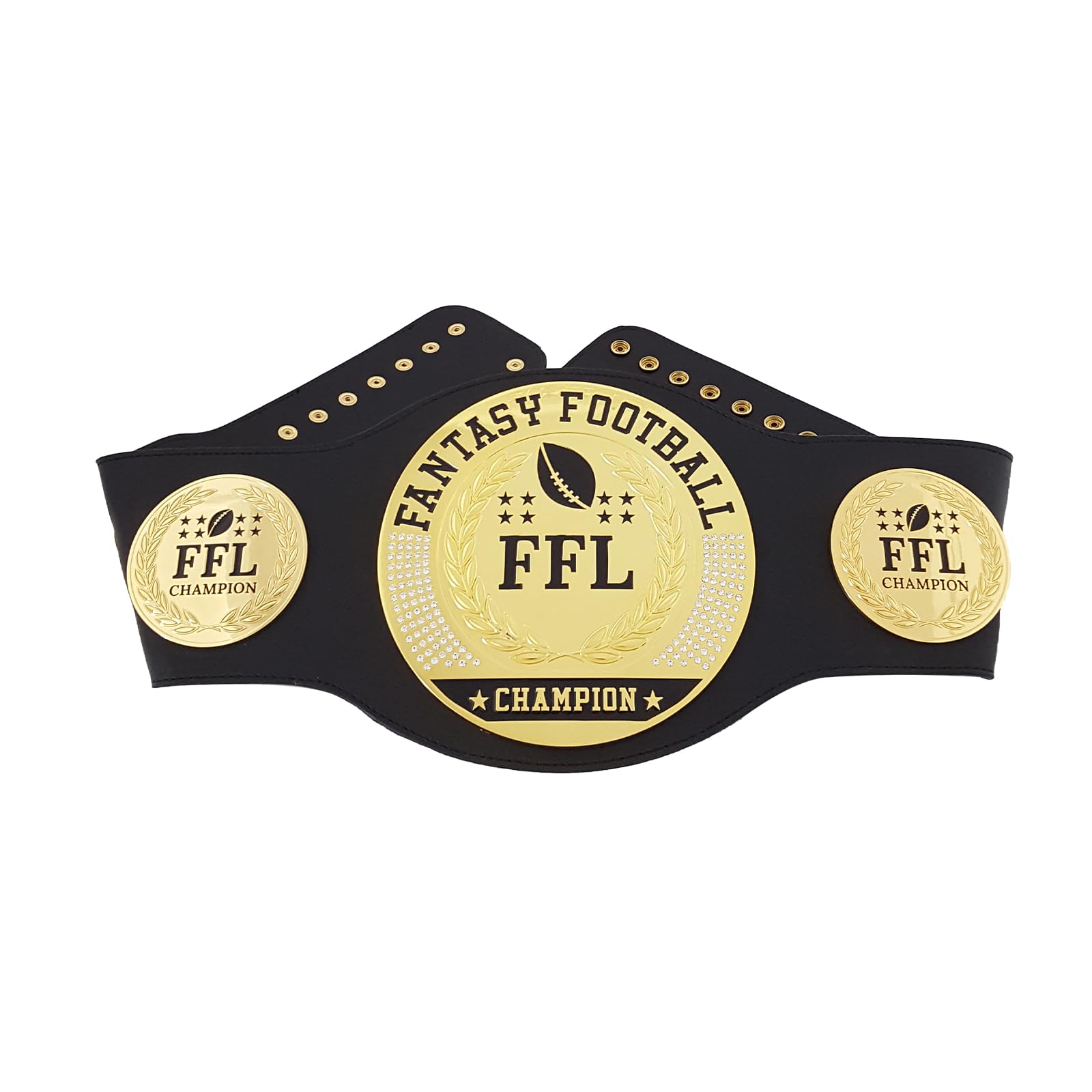 sszhixin Fantasy Football Championship Belt, Customizable Engravings Adult Championship Belt Trophy Prize Birthday Gifts